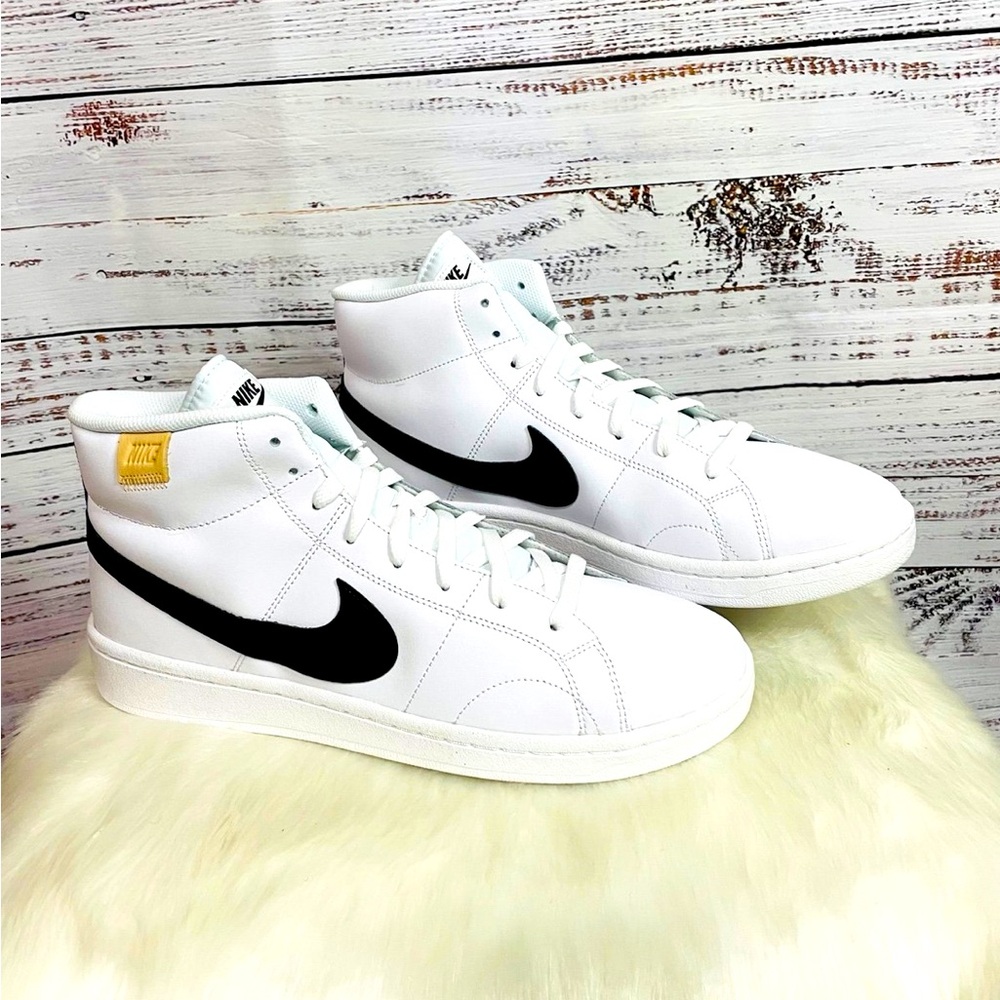 New Nike Court Royale 2 MID White Black Men’s Size 11